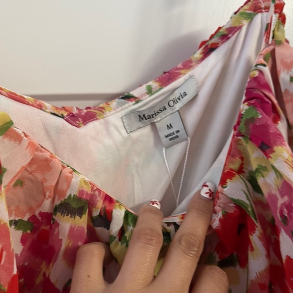 Floral Ruffle Dress - Picture 2 of 6